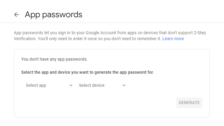 App Passwords For Google Xstar S HomeLab   Google App Password 1 Df86872d18034aa2efd9eb52213564cd 